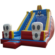 inflatable rock climb rabbit slide